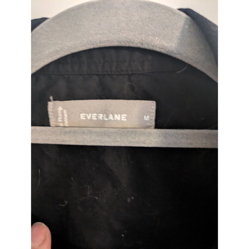 Everlane The Silky Cotton Way-Short Cropped Button Down Shirt Medium - Picture 8 of 9